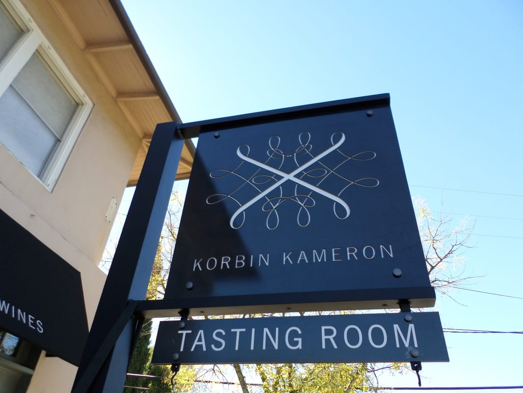 Well Design Korbin Kameron Tasting Room Sign