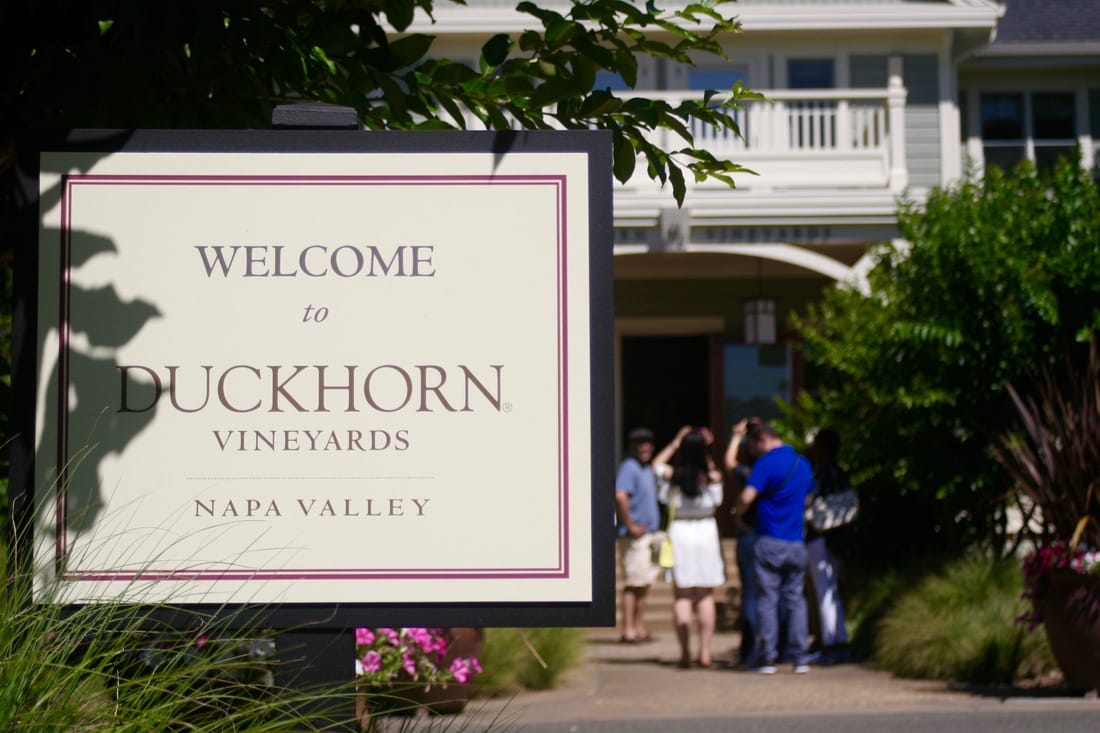 Well Design Duckhorn Wine Company Duckhorn Vineyards Property Way-Finding Sign Program