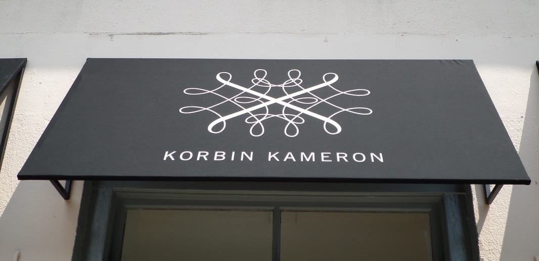 Well Design Korbin Kameron Tasting Room Identity Awning Graphics