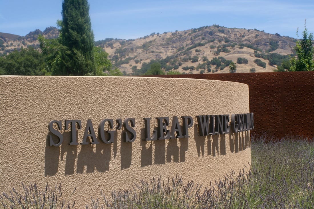 Well Design Stag's Leap Wine Cellars Property Way-finding Signage Program Judgement of Paris History Wall